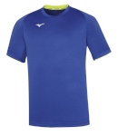 Mizuno treeningsärk Core Short Sleeve Tee sinine/kollane - suurus XXXXL