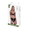 Baci Lingerie aluspesu komplekt Peek-A-Boo Bra must (S/M)