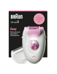 Braun epilaator SE3-031 Silk•épil 3 Epilator, valge/roosa