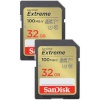 SanDisk mälukaart SDHC 32GB Extreme 2-pack