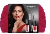 Dermacol komplekt Magnum Mascara 9ml + Lipstick Hyaluron Hysteria 4,5ml + Nail Polish 5Day Stay 11ml + Cosmetic Bag, Black, naistele