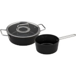 Fissler pottide komplekt Adamant Set Pot 24cm + Saucepan 18cm, must