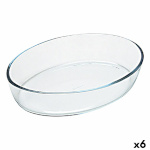 Pyrex ahjuvormclassic Ovaalne 35x24x7cm läbipaistev Klaas (6tk)