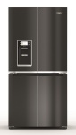 Whirlpool külmik WQ9IFO2BXEF Side-By-Side Fridge, must