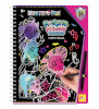 Lisciani scratch card Sketchbook Scratch reveal Monster High Forever Friends