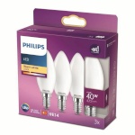 Philips LED pirn 8719514272170 40 W F E14 (2700 K) (3tk)