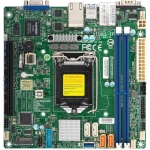 Supermicro emaplaat Intel LGA1151 DDR4 Mini-ITX 2x1Gb LAN, X11SCL-IF