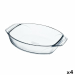 Pyrex ahjuvorm Irresistible Ovaalne läbipaistev Klaas 39,5x27,5x7cm (4tk)