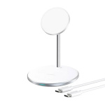 Choetech juhtmevaba laadija Wireless Charger T581-F with stand, valge