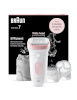 Braun epilaator SE7-060 Silk•épil 7 Wet & Dry Epilator, valge/roosa