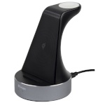 Verbatim juhtmevaba laadija Verbatim WCS-02 Aluminium 2-in-1 Qi Wireless+Apple Watch Charger