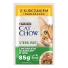 Purina Nestle kassitoit Cat Chow Sterilised Chicken and Aubergine, 4x 85g