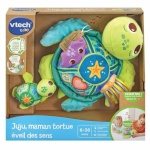 Vtech Baby pehme mänguasi Juju, Mother Turtle + 6 kuud Taaskasutatav muusikaline