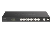 D-Link switch DGS-1100 Series Gigabit Smart Managed Switches DGS-1100-26MPV2 Managed L2, Desktop/Rackmountable