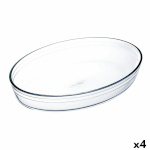 Ô Cuisine ahjuvorm Ocuisine Vidrio Ovaalne läbipaistev Klaas 30x21x7cm (4tk)