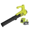 Ryobi lehepuhur RY18BLA-140 ONE+ Cordless Leaf Blower 18V, must/roheline