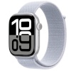 Apple nutikell Watch Series 10 GPS + Cellular 46 mm Silver Aluminum Case with Blue Cloud Sport Loop