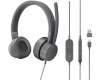 Lenovo Go Wired ANC Headset Built-in mikrofon, Over-Ear, mürasummutus, USB Type-C, Storm hall