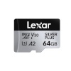 Lexar mälupulk Lexar Professional hõbedane PLUS microSDXC UHS-I Card 64 GB