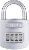 ABUS tabalukk A35016 Combination Padlock, 160/50, 26 mm, hõbedane