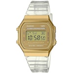 Casio päikeseprillid horloge A168XESG-9AEF Transparant - Ø 36.3mm