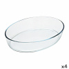 Pyrex ahjuvormclassic Vidrio Ovaalne läbipaistev Klaas 40x28x7cm (4tk)