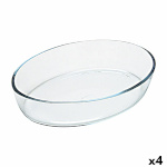 Pyrex ahjuvormclassic Vidrio Ovaalne läbipaistev Klaas 40x28x7cm (4tk)