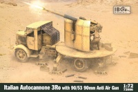 IBG 72096 1/72 3Ro Italian Autocannone 90/53 with 90mm Anti Air