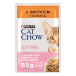 Purina Nestle kassitoit Cat Chow Kitten Turkey and Zucchini, 4x 85g