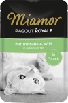 Miamor kassitoit Royal Ragout in Sauce Turkey and Venison, 100g