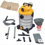 Smart365 tolmuimeja SM-04-03030 Industrial Vacuum Cleaner Wet & Dry, kollane/hall