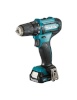 Makita akukruvikeeraja DF333DWAE Cordless Driver Drill, 12V MAX, 2x2,0 Ah Li-ion 30/14 Nm, sinine/must