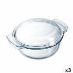 Pyrex ahjuvormclassic Vidrio Kaanega läbipaistev Klaas 33x26x12cm (3tk)