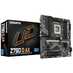 Gigabyte emaplaat intel Z790 LGA1700 ATX memory Ddr5 memory Slots 4 2xpci-express 3.0 1x 1xpci-express 3.0 16x 1xpci-express 4.0 16x 1xpci-express 5.0 16x 3xm.2 1xhdmi 1xdisplayport 2xusb 2.0 5xusb 3.2 1xusb-c 1xps/2 1xrj45 3xaudio Port z790dax