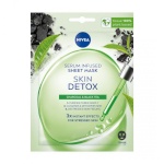 Nivea näomask Skin Detox Serum Infused Sheet Mask 1tk, naistele