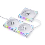 Lian Li UNI FAN SL120 V2 RGB PWM Fan, Triple-pack valge