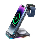 Joyroom juhtmevaba laadija 3in1 Wireless Charging Station JR-WQN01 (must)