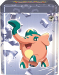 Pokemon kogumiskaardid can Stacking Tin Metal Type