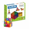 Magformers konstruktor Magnetic blocks Tileblox Rainbow set with magnetic board