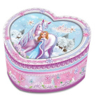 Pulio muusikatoos Music Box Heart Shaped - Horse