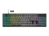 Corsair klaviatuur Keyboard | K55 CORE RGB | Gaming Keyboard | Wired | Nordic | must | USB Type-A | Rubber Dome