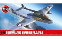 Airfix Plastic model De Havilland Vampire FB.5/FB.9 1/48