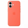 Apple kaitsekest iPhone 16 Silicone Case with MagSafe - Tangerine