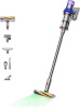 Dyson varstolmuimeja V15 Detect Fluffy Stick Vacuum Cleaner, 2023, 660W, kollane/lilla