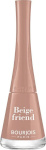 Bourjois Paris küünelakk 1 Second 9ml, 04 Beige Friend, naistele