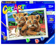 Ravensburger maalimiskomplekt CreArt for kids small lwiątka