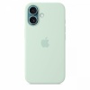 Apple kaitsekest iPhone 16 Silicone Case with MagSafe - Aquamarine