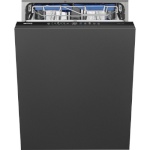 Smeg integreeritav nõudepesumasin STL342CSL Total Built-In Dishwasher, 60cm, must