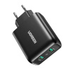 UGREEN Fast Charger laadija , 2xUSB-A, 18W, PD 3.0 EU must