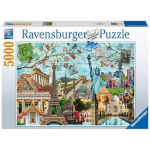 Ravensburger pusle 17118 Big Cities Collage 5000-osaline